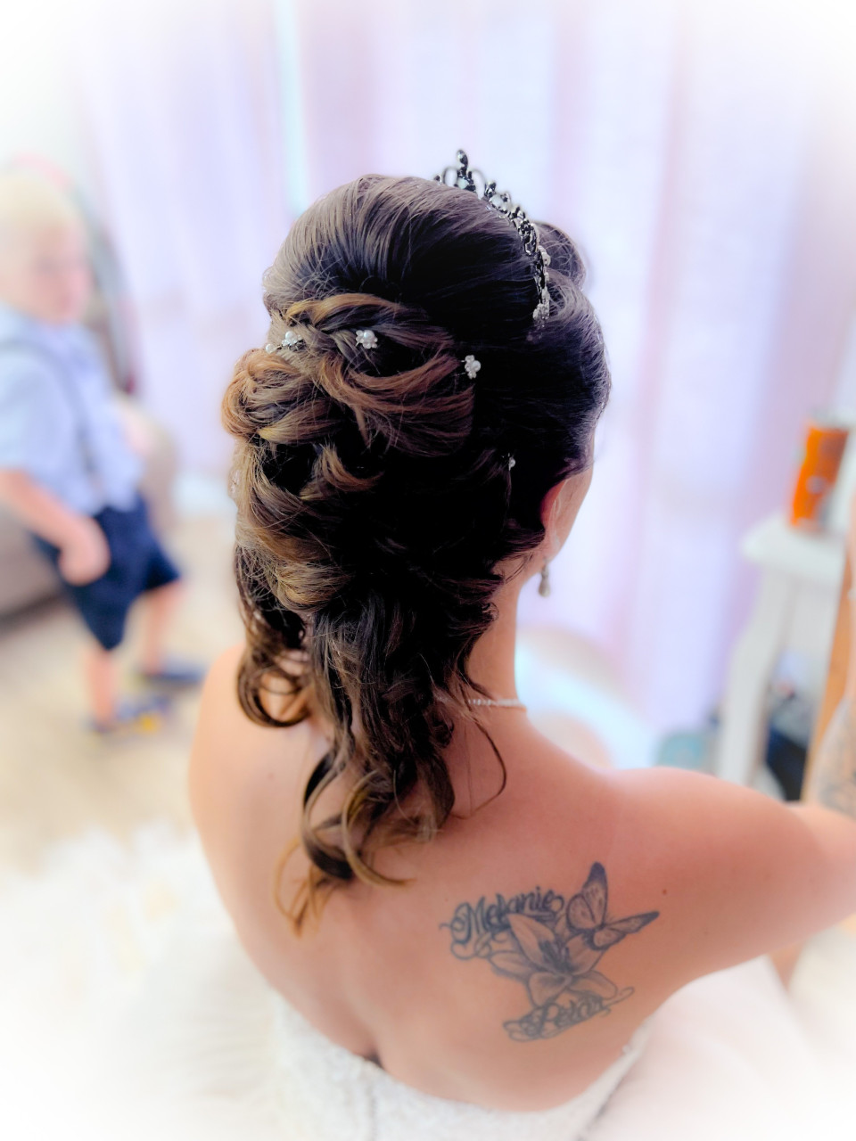 Bruidskapsel door Bettina Kaiser mobile Friseurin impressie 
