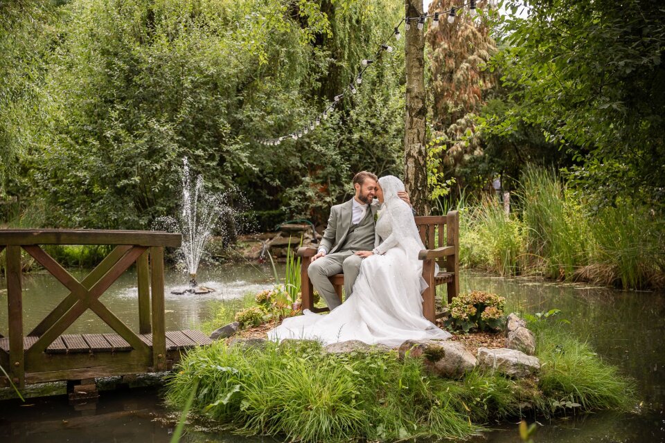 Groene romance aan het water