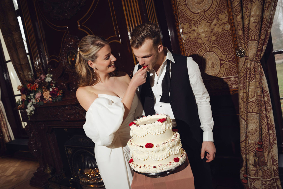 Bruidstaart van Cakes &amp; Choc details