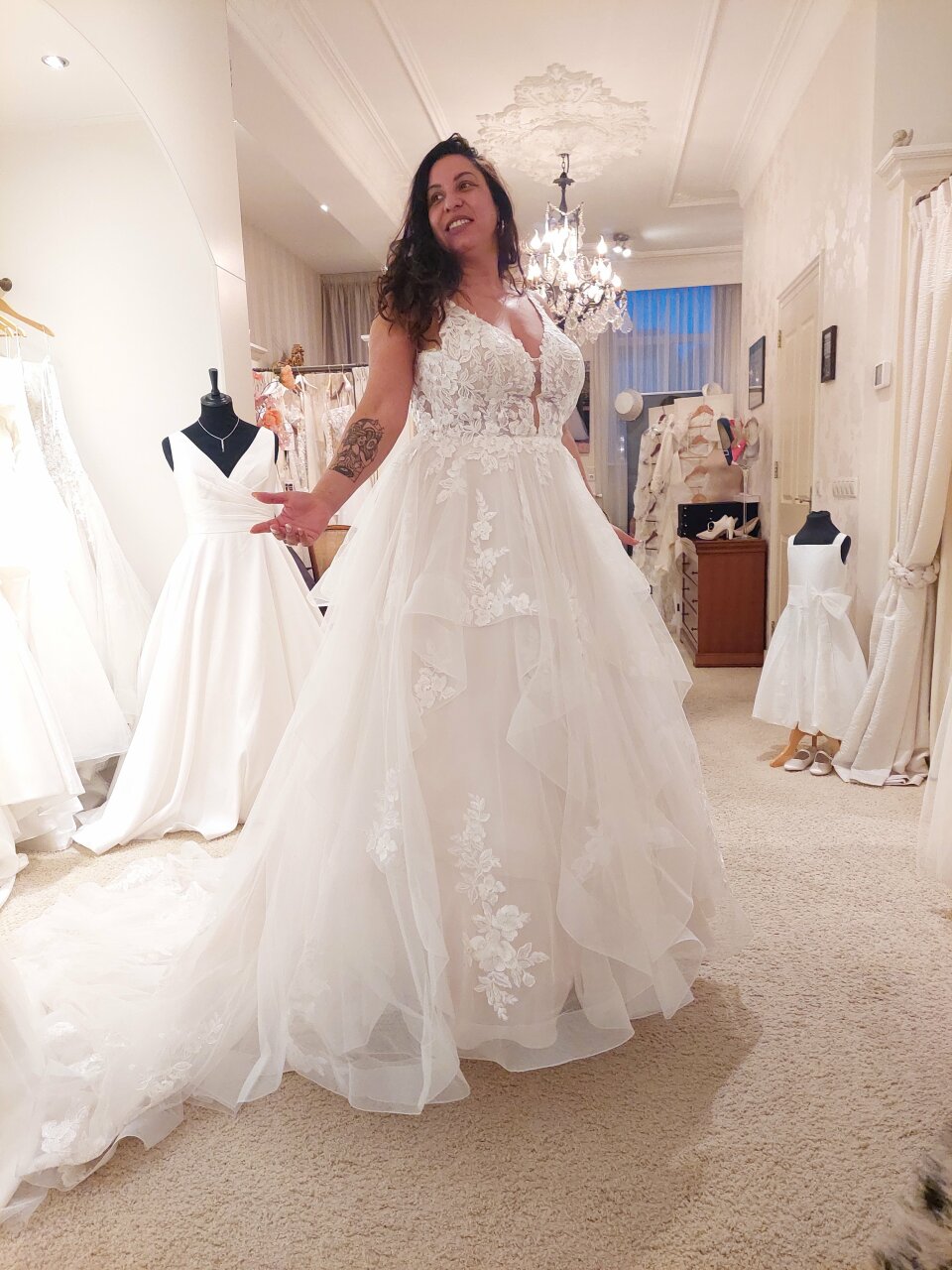 Trouwjurk van Bruidsboutique Mari Anna impressie 2