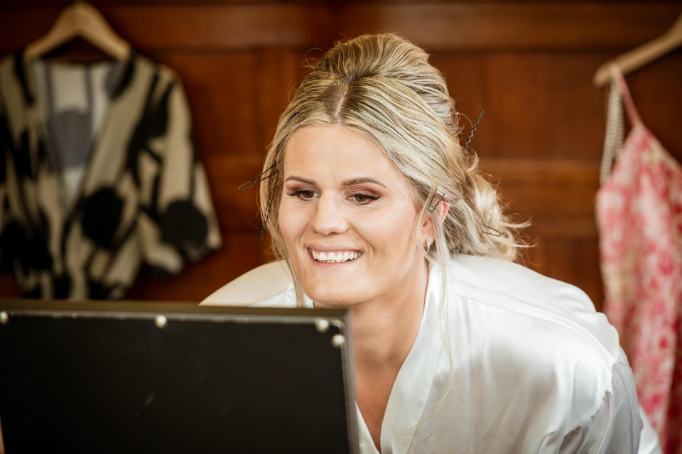 Bruidsmake-up door Angelique de Graaf Hair &amp; Make-up impressie 