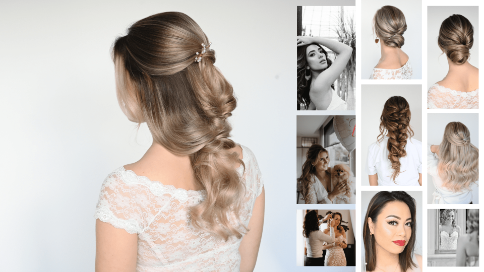 Bruidskapsel door Nicole Drège hair &amp; beauty impressie 3