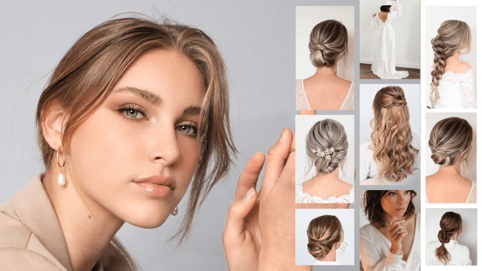 Bruidskapsel door Nicole Drège hair &amp; beauty impressie 2