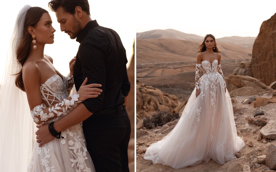 Trouwjurk passen bij Mariage Bruidsmode