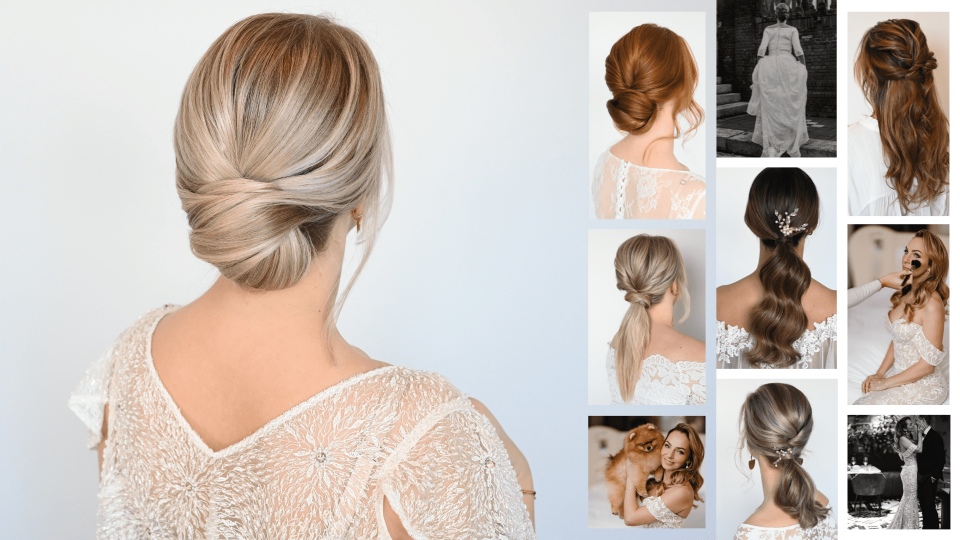 Bruidskapsel door Nicole Drège hair &amp; beauty details