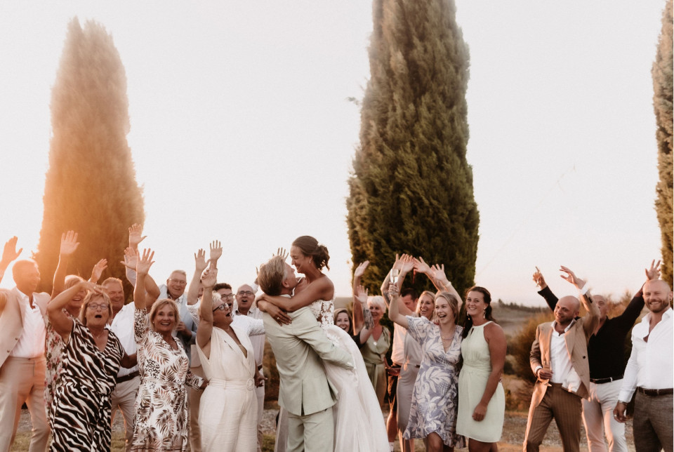 een bruiloftsfeest voor de zon