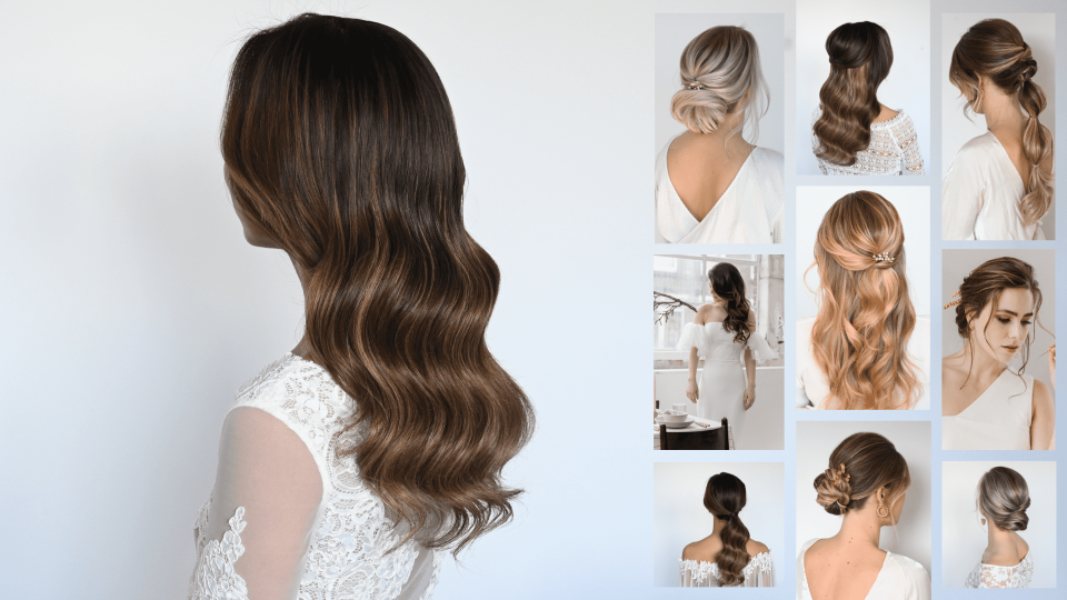 Bruidskapsel door Nicole Drège hair &amp; beauty impressie 