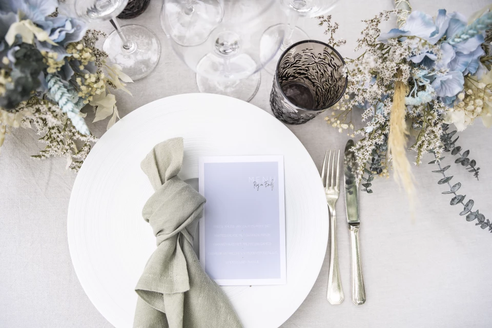Menükarten Hochzeit | Ideen für die Gestaltung