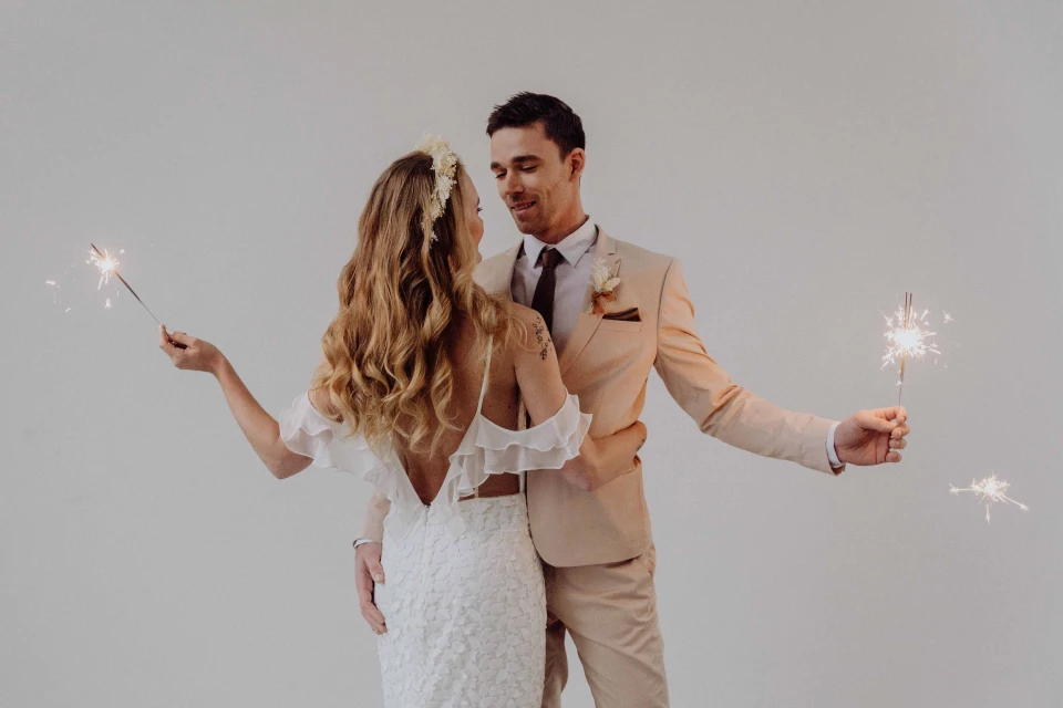 Sterretjes bruiloft | Super mooie foto's bij je exit!