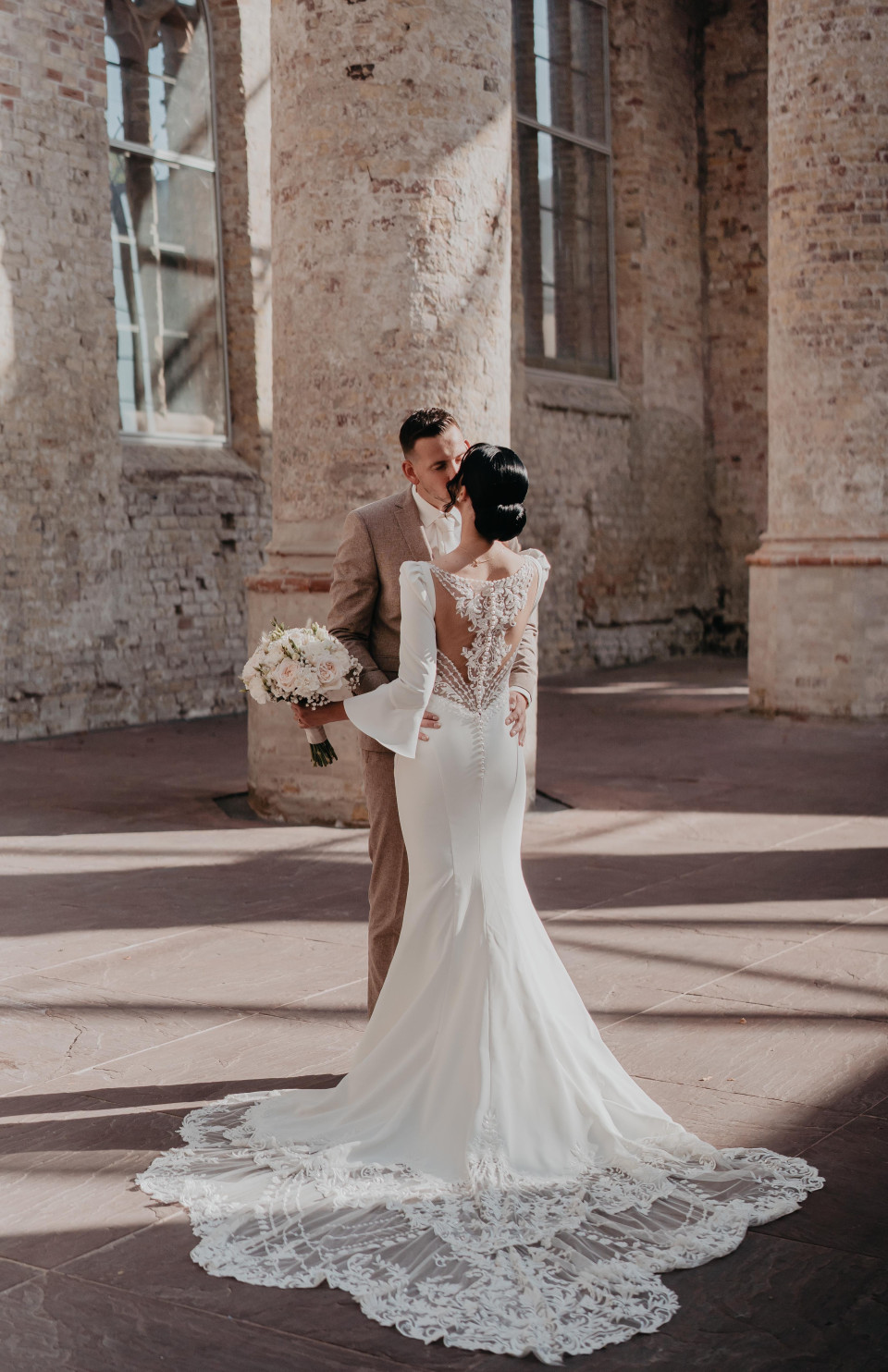 Trouwjurk van Sorelle il Bianco impressie 3