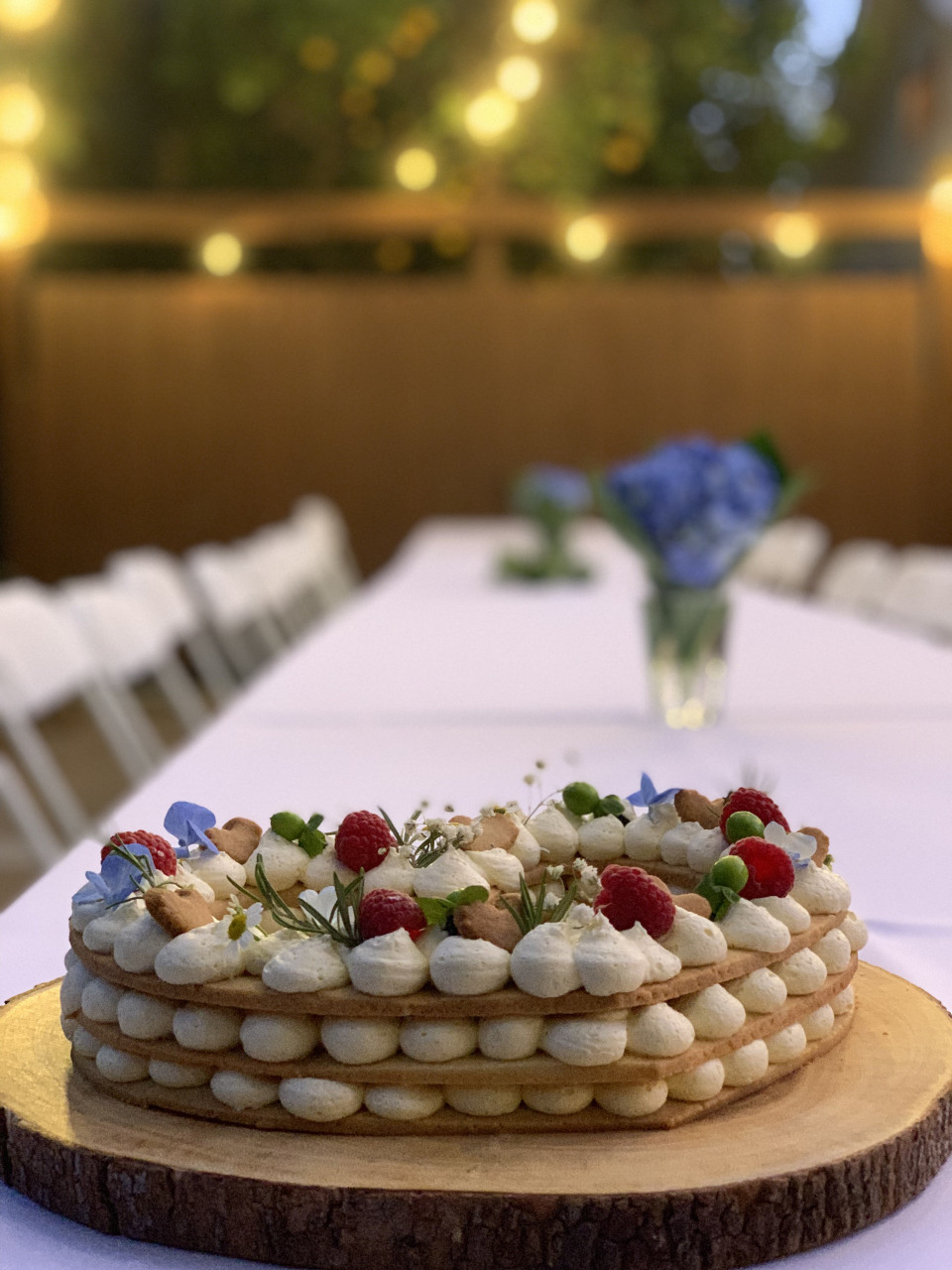 Bruidstaart van Torte e tulipani overzicht