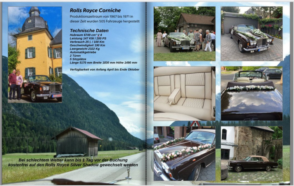 Trouwauto van Classic Wedding Cars  Brautwagenvermietung Krefeld impressie 2