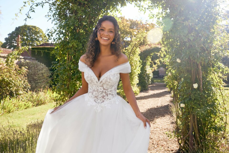 Trouwjurk van Prinses Bruidsmode details