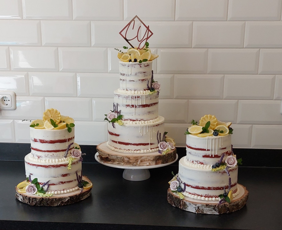 Bruidstaart van Georgie&#039;s Cakes overzicht