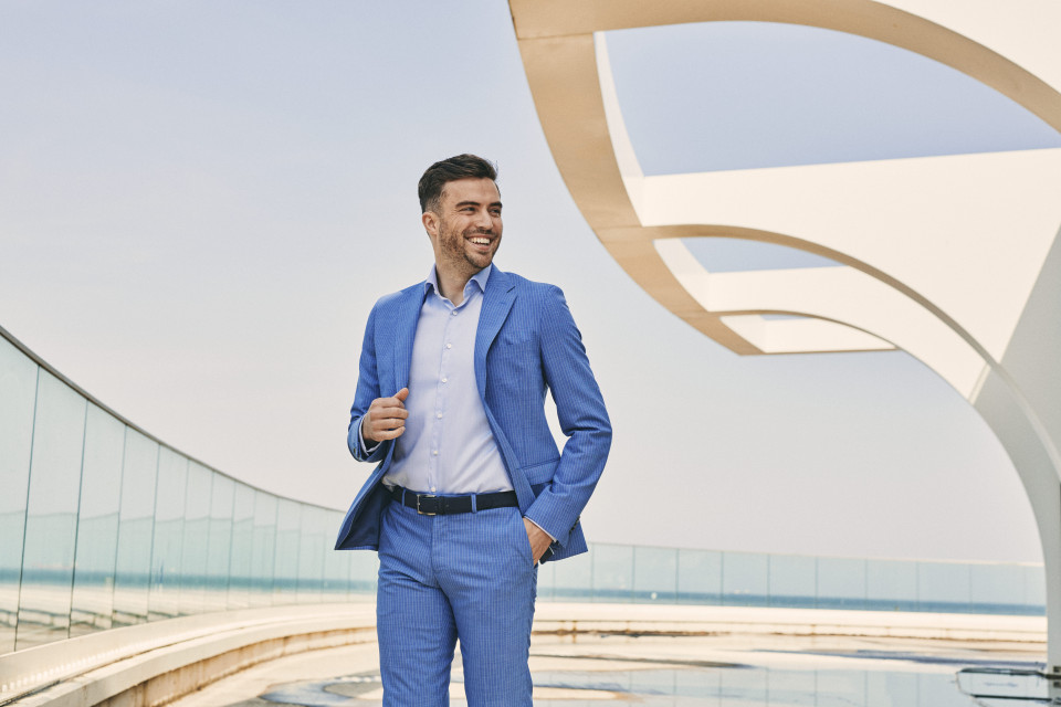 Trouwpak van Suitable details