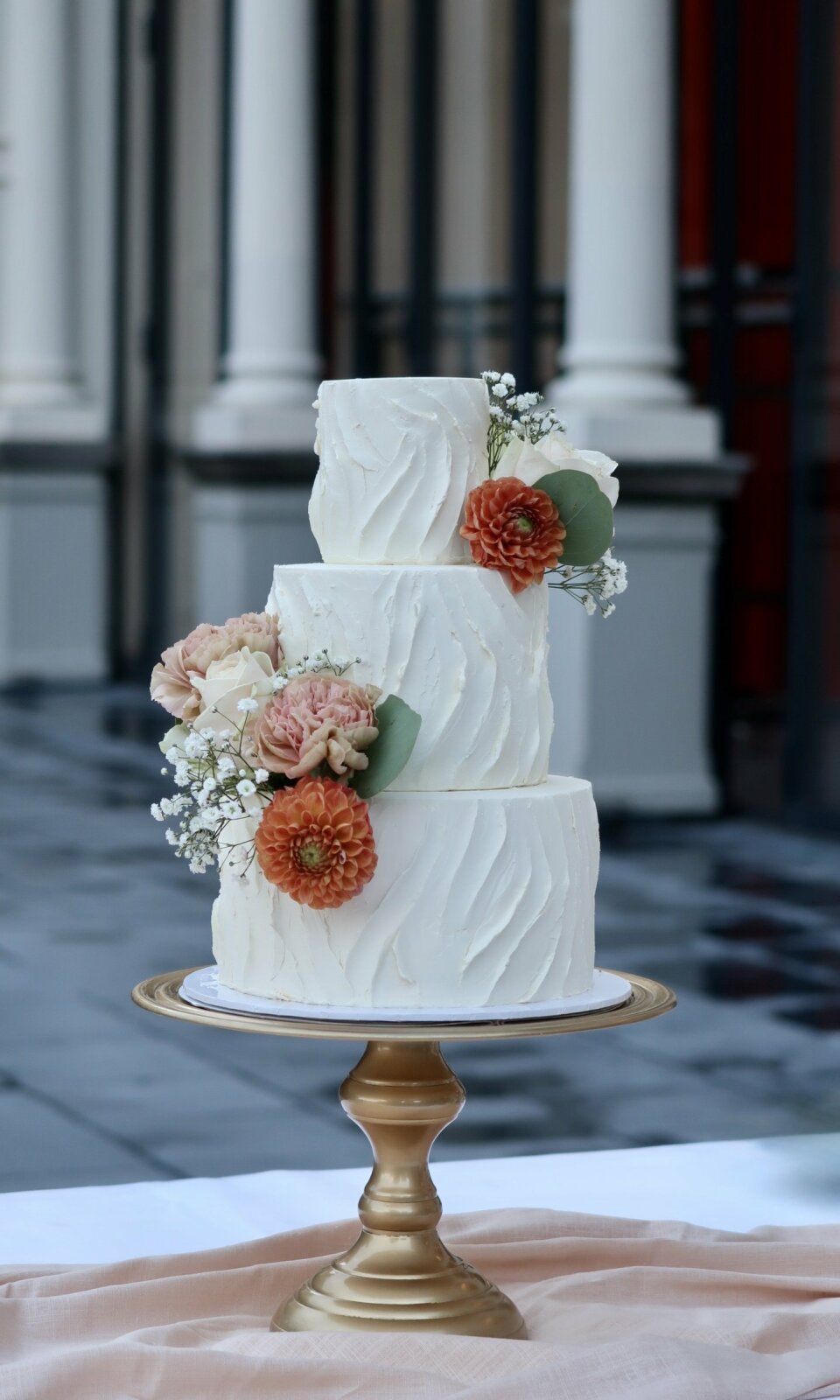 Bruidstaart van Oui! Patisserie impressie