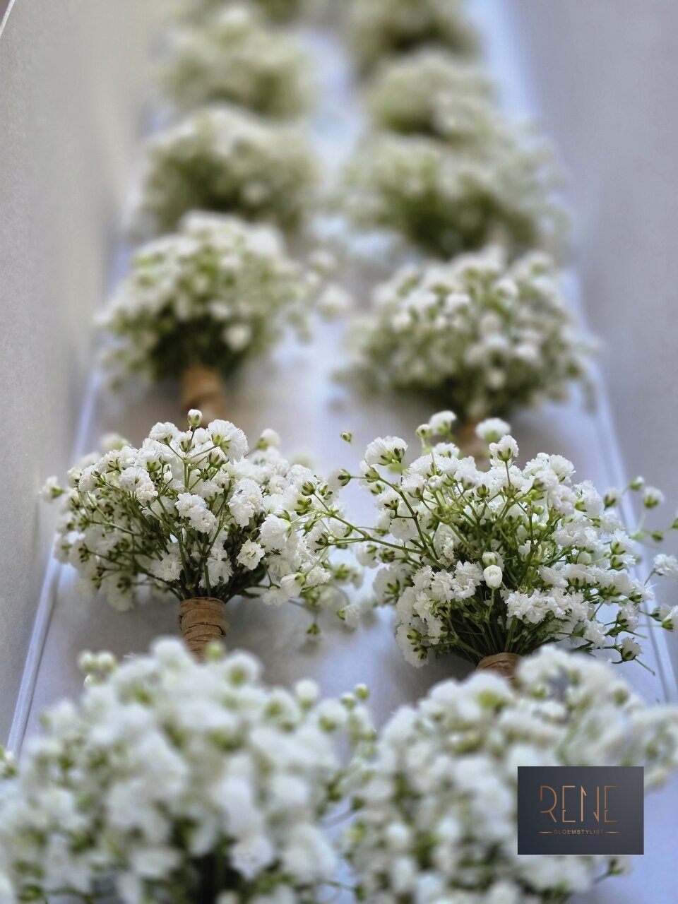 Bruidsboeket van Bloemstylist René details