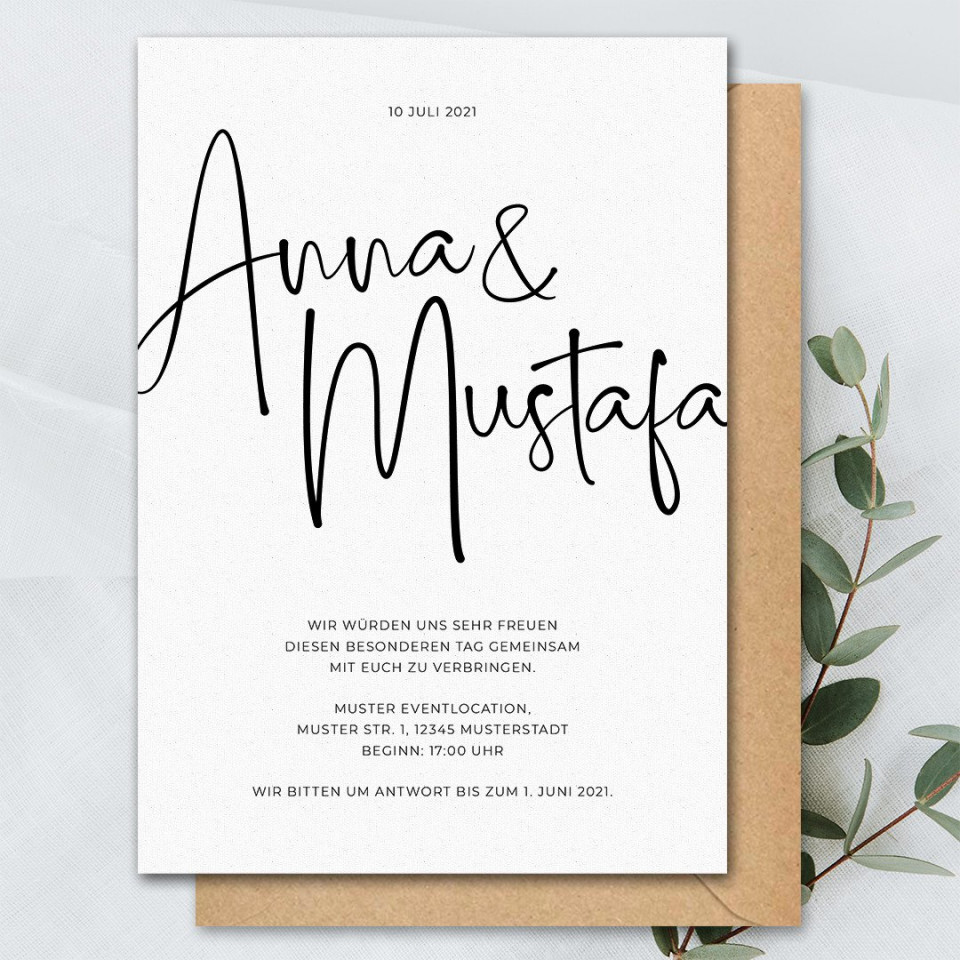 Trouwkaarten van Happy Print Store impressie 3