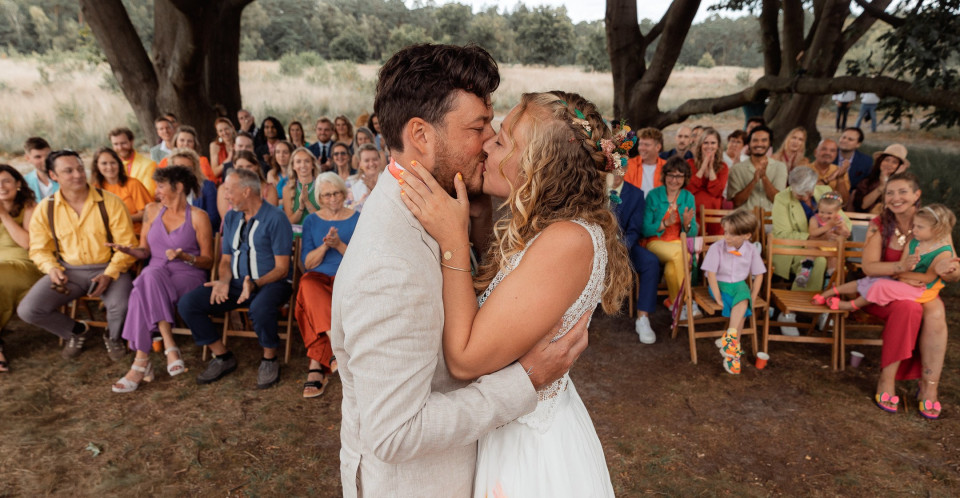 Trouwfoto&#039;s laten maken door Trouwen met Kris en Sebastiaan