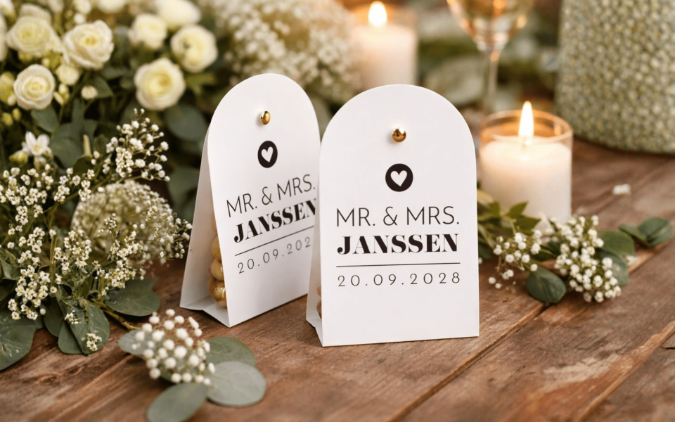Huwelijksbedankjes van Weddingdeco.nl Bedankjes overzicht