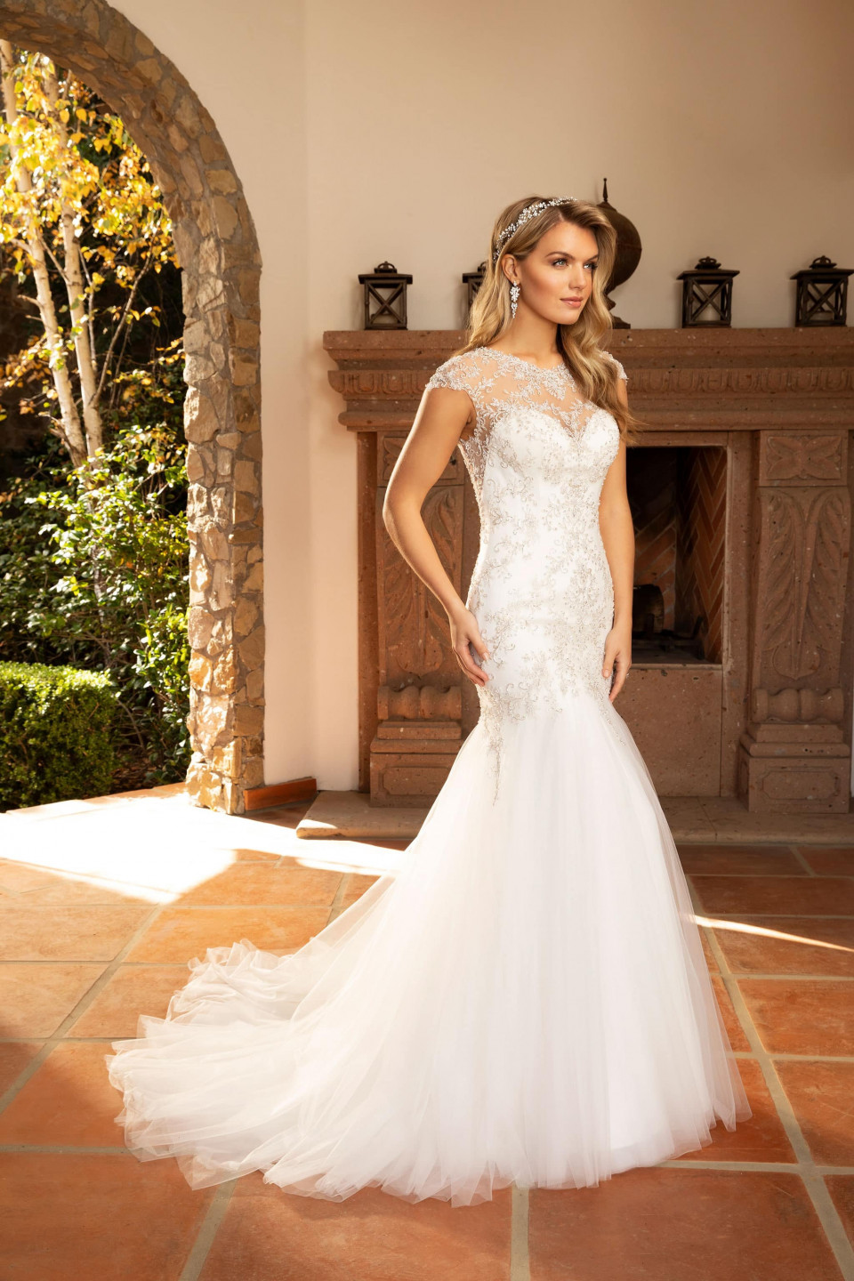 deze mooie trouwjurk is perfect voor een bruid