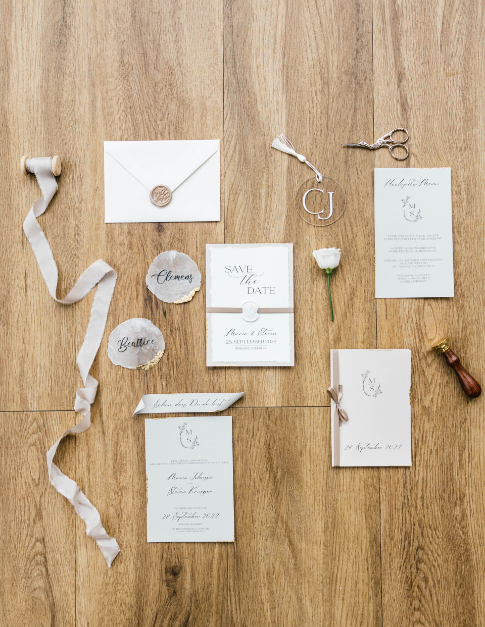 Trouwkaarten van Butterfly Papery impressie 