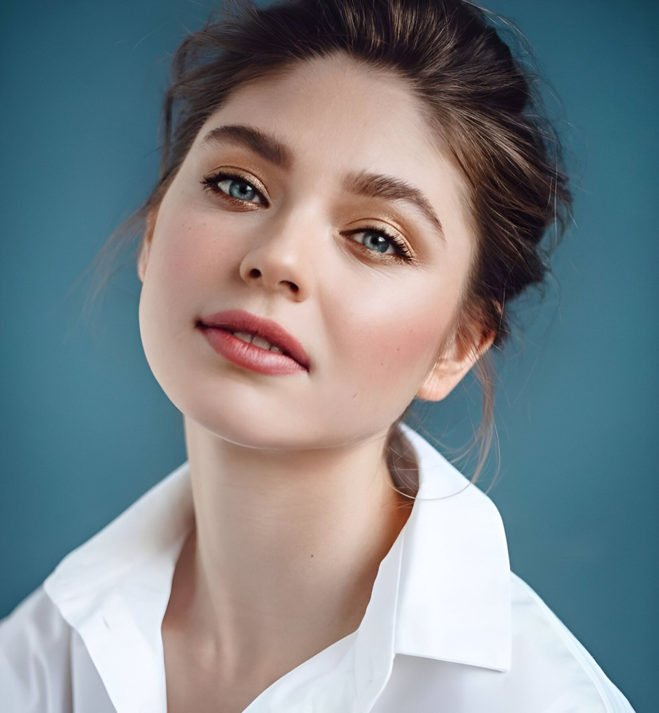 Bruidsmake-up door Evgeniia Bazhenova impressie 