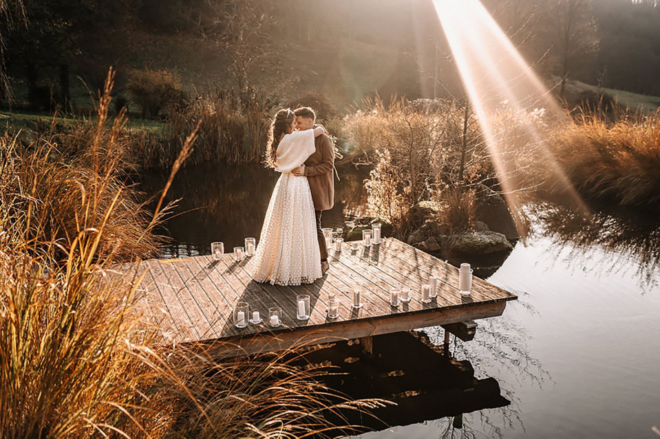 Winterliche Dekoration für Draußen