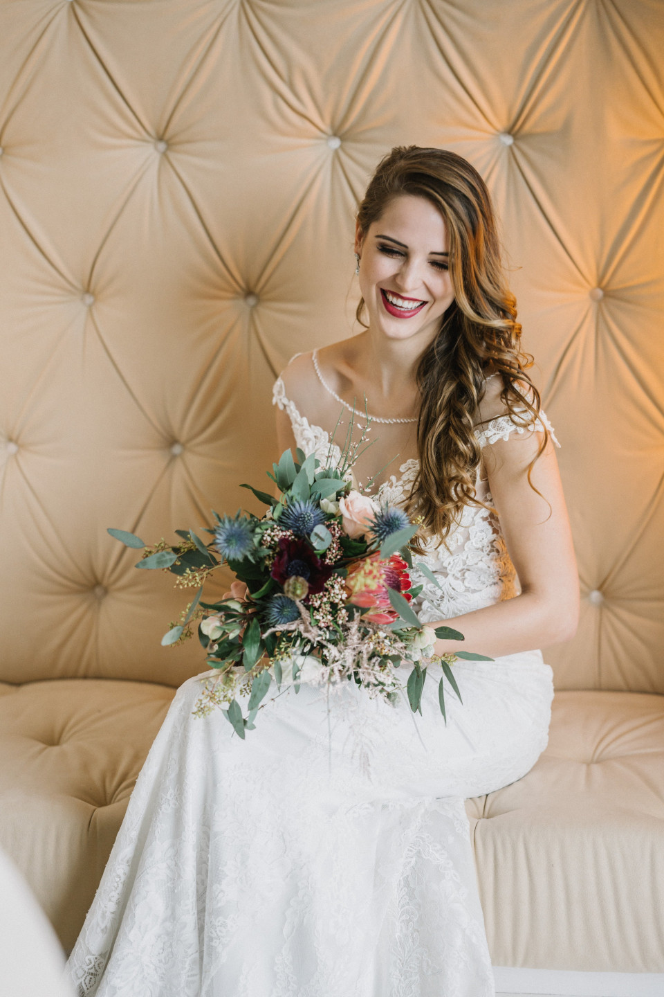 Brautstrauß in winterlichen Farben