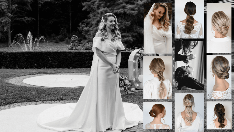 Bruidskapsel door Nicole Drège hair &amp; beauty impressie 4