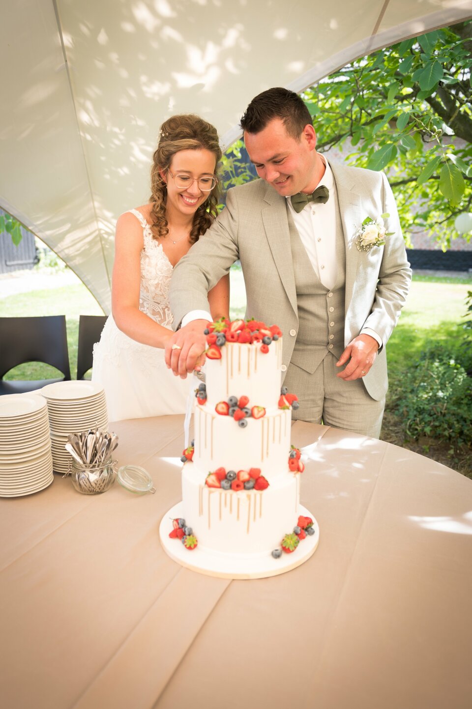 Bruidstaart van Hannies Bakery impressie 2