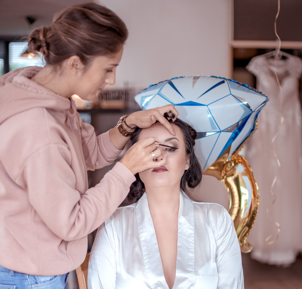 Bruidsmake-up door Make up by Gigi impressie 
