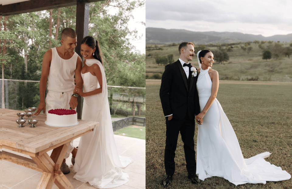 Trouwjurk van MWL Bride details