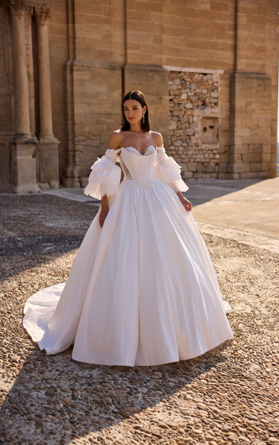 Trouwjurk van Weggemans Bruidsmode details