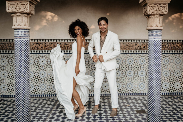Brautpaar in Marrakesh