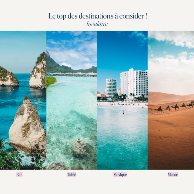 Les top destinations luna de miel insulaire