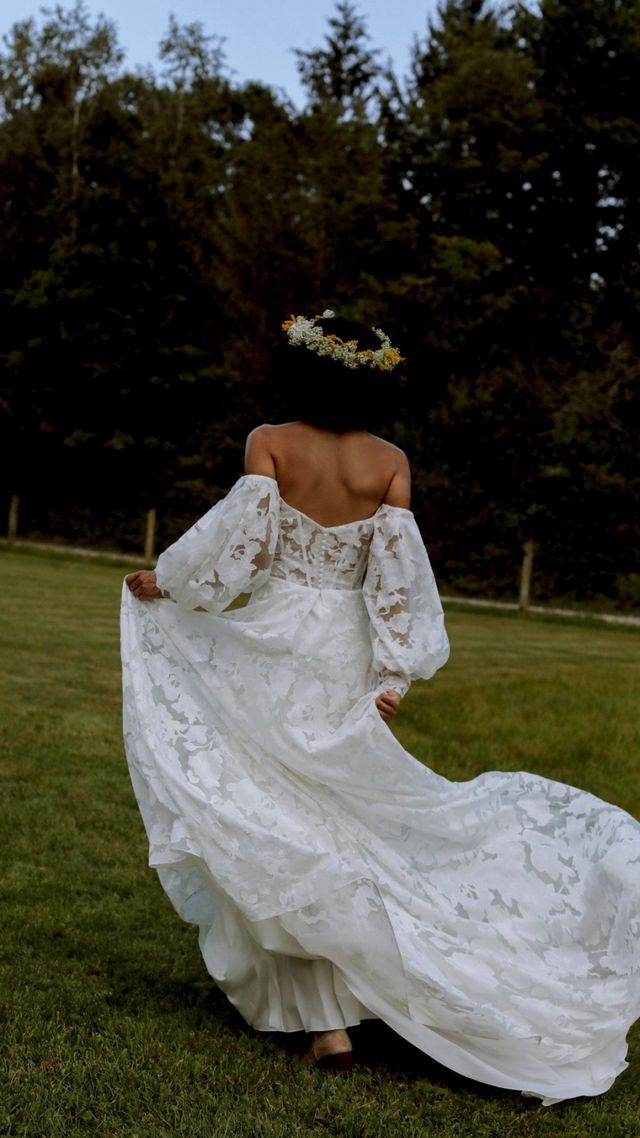 Brautkleid aus Spitze