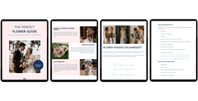 Hochzeitsplaner auf vier Ipads