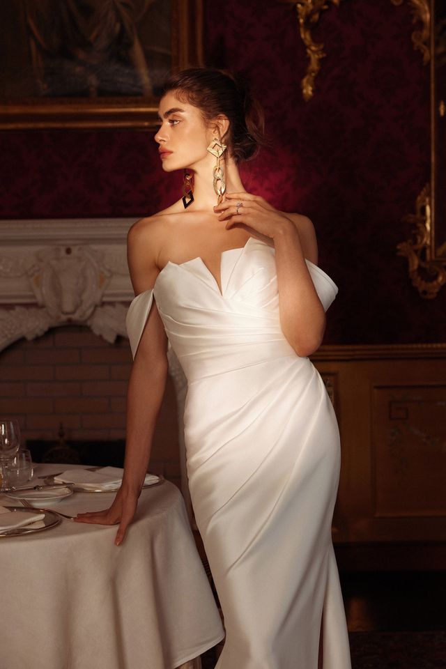Brautkleid satin