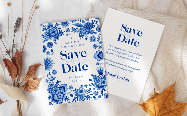 Save the date kaart