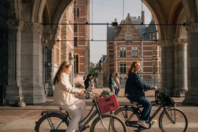 Fahrrad fahren in Amsterdam