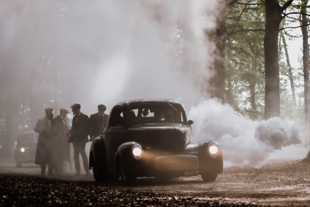 voiture rétro mariage Peaky Blinders