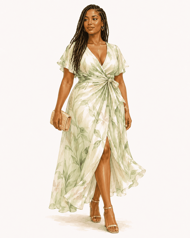 outfit summer chic bruiloft gast 
