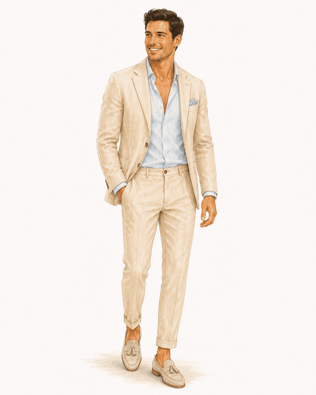 outfit summer chic mannen outfit