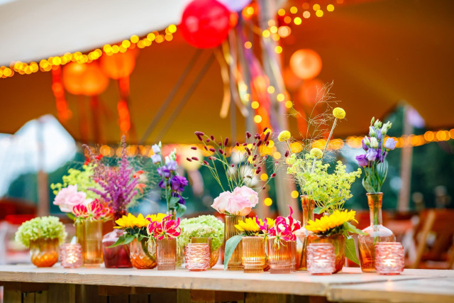 details tent festivalbruiloft