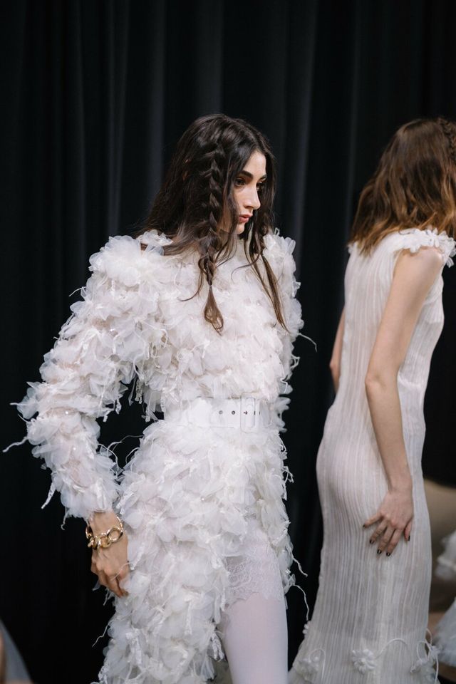 tailleur-pantalon comme robe de mariée de Yolancris