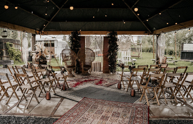 bohemian ceremonie opstelling