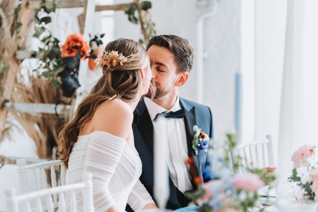 Bijou de tete porter lors d'un mariage