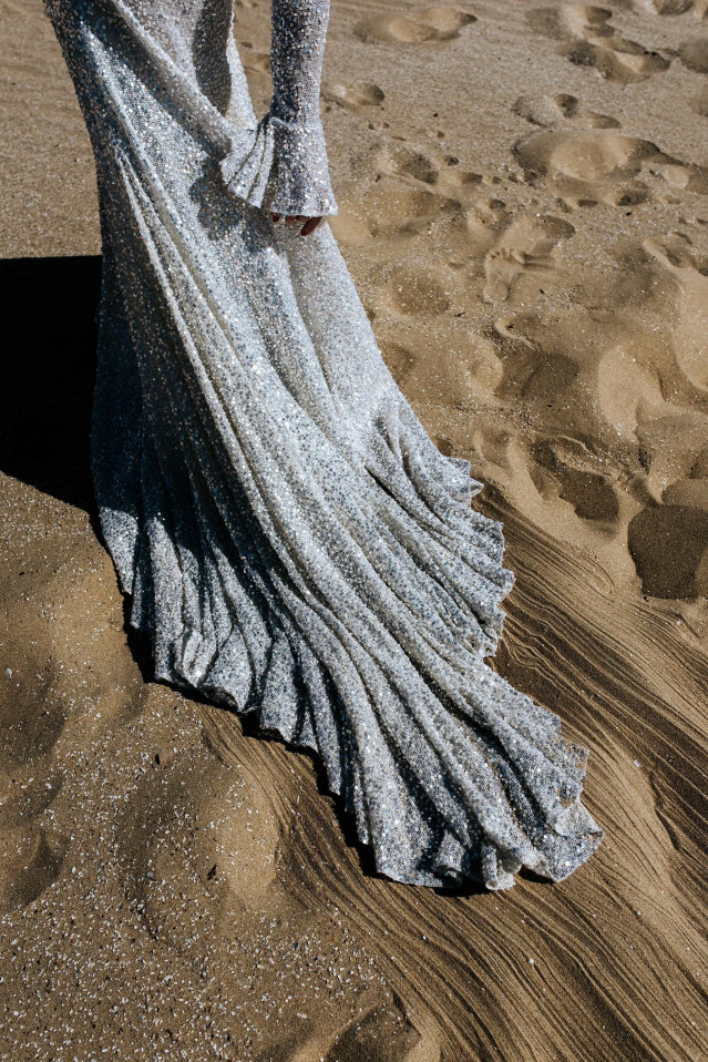 Brautkleid am Strand