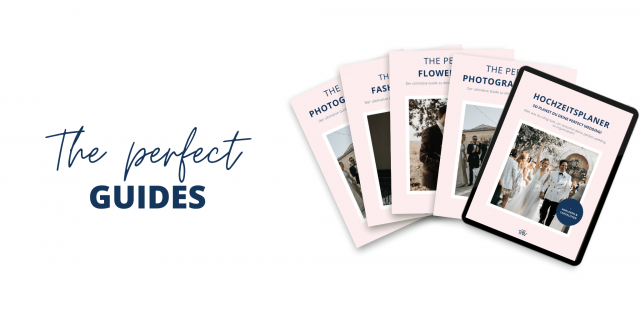 5 Hochzeitsguides Cover auf Ipad abgebildet